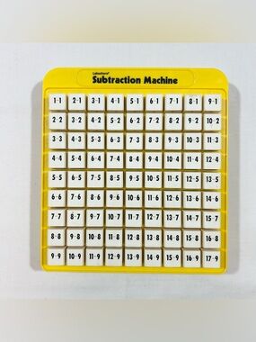 Vintage Lakeshore Learning Subtraction Machine Teachers Home School Self Learn